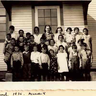 New Palmer School, 1936 Grade 8