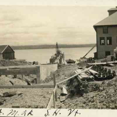 Shelburne Harbor Marine Railway Construction 1929 (Set of photographs)