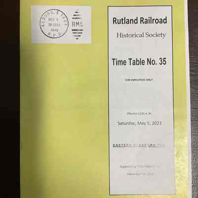 Rutland Railroad Historical Society 35th Annual Convention Document