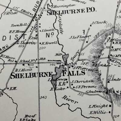 Shelburne Falls Map