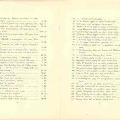 Report of School Board 1915 PP 4-5