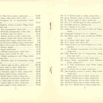 Report of School Board 1915 PP 6-7