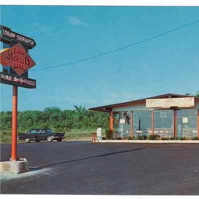 Postcard Stewarts Restaurant South Burlington Route 7