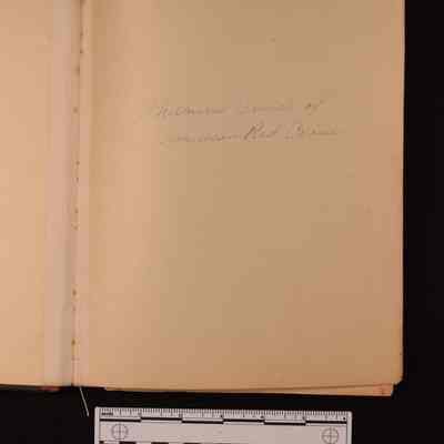 Record Book - Shelburne Red Cross 1917 - 1956 inside