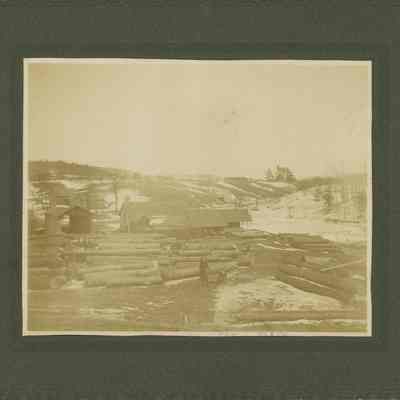Shelburne Falls Sawmill Photograph Set of 3