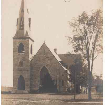 Postcard Methodist Church Shelburne VT