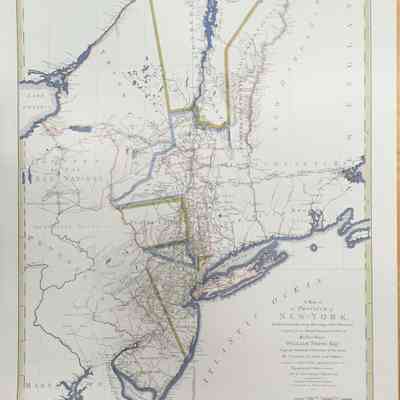 Poster New York and New Jersey in 1776