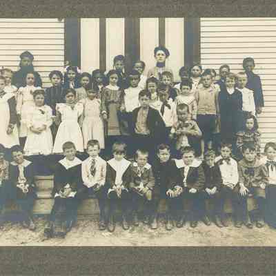 Shelburne Village School Class 1898