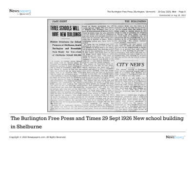 Clipping Newspaper Digital - "Three Schools Will Have New Buildings"