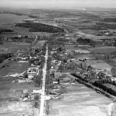 Photograph Arial View of Shelburne Village looking North