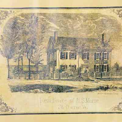 Print, Residence of H.S. Morse, Shelburne Vt.