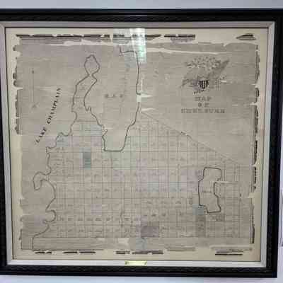 Map of Shelburn Vermont, O.S. Spear Surveyor 1867