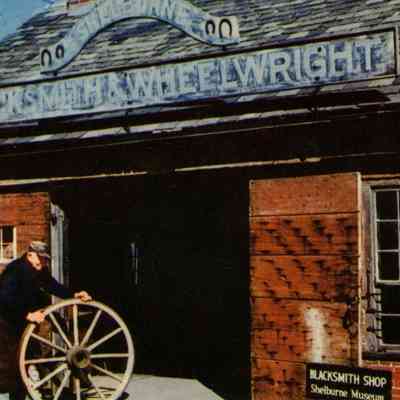 Postcard Shelburne Blacksmith & Wheelwright