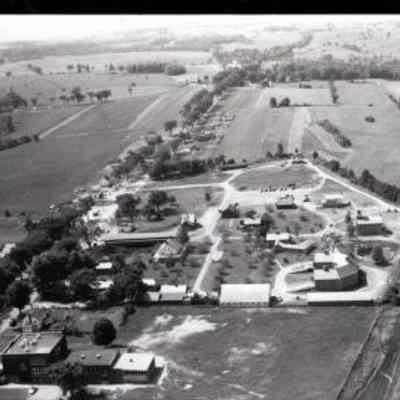 Shelburne Museum Arial View Looking South
