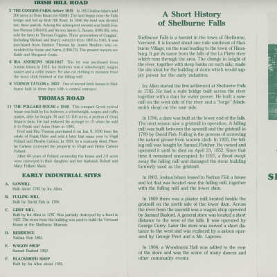 Pamphlet Walking Tour of Shelburne Falls 1991