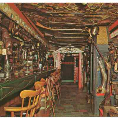 Postcard Harbor Hide A-Way Bar