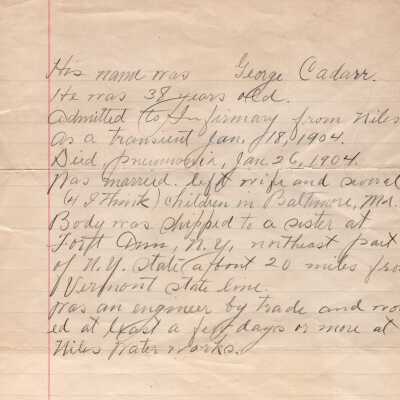 Note about George Cadarr