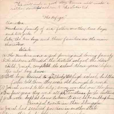 2 Stories handwritten by Wilhemien Viets