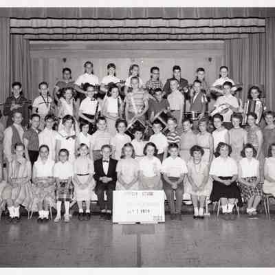 Lincoln School Choir & orchestra 1959
