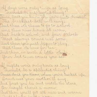 Days and Nights Poem by Ruth Wanamaker