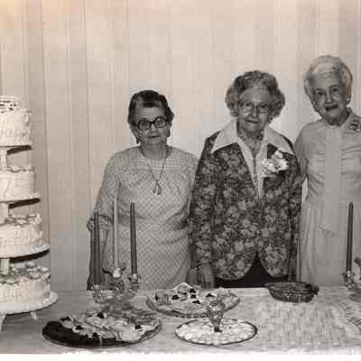 Wilhemien W. Viets at 75th Birthday with Genevieve Pardee and Vera Viets
