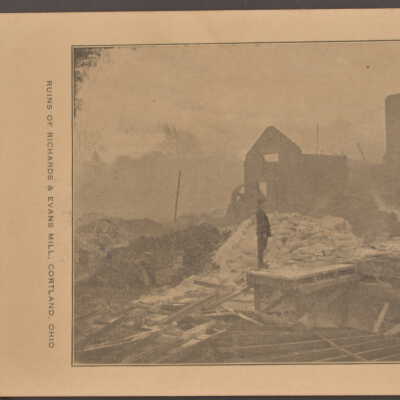 Ruins of Richards & Evans Mill, Cortland, Ohio