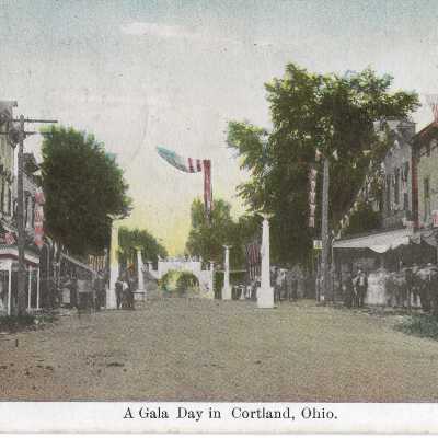 A Gala Day in Cortland, Ohio.