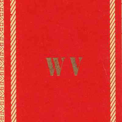W.V. Playing Card