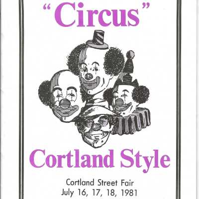 1981 Cortland Street Fair program includes a list of prior Queens
