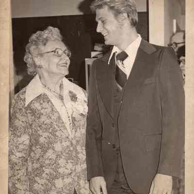 Wilhemien W. Viets at 75th Birthday with Jim Reese