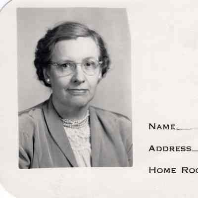 Wilhemien Viets Elm Road School 1952,3 ID Card