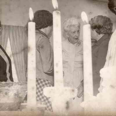 Vera Viets at Wilhemien W. Viets 75th Birthday with Elva Hopkins