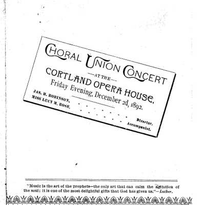 Choral Union Concert