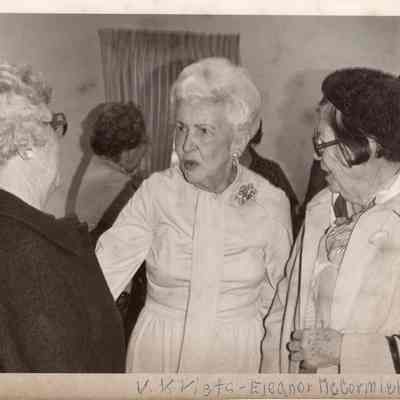 Wilhemien W. Viets at 75th Birthday with Eleanor McCormick