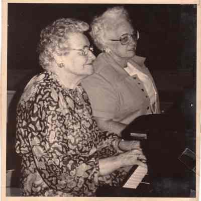 Wilhemien Viets and Arlene Wood April 1980