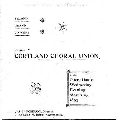 Cortland Choral Union