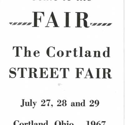 1967 Cortland Street Fair Program