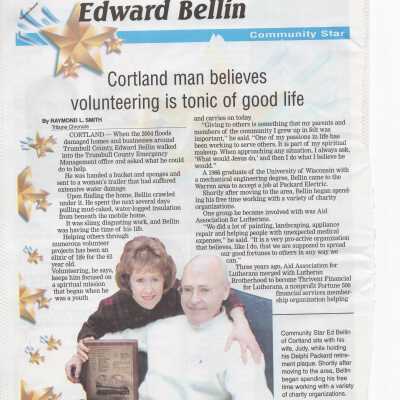 Community Stars - Edward Bellin