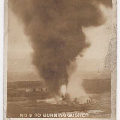 NO 9 30 BURNING GUSHER