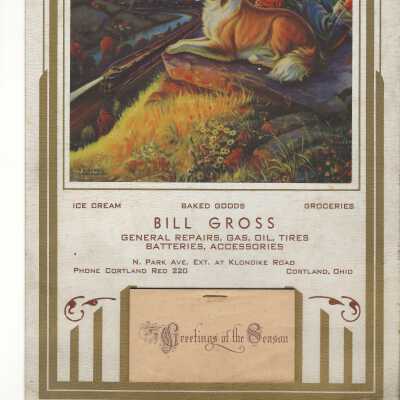 Bill Gross advertising Calendar 1949