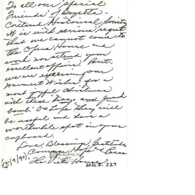 Christmas Card to the Bazetta-Cortland Historical Society