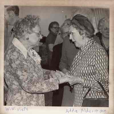Wilhemien W. Viets at 75th Birthday with Adda Alderman