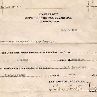 Stock transfer order by Tax Commision