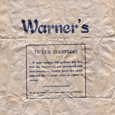 Warner's Store bag