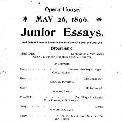 Junior Essays