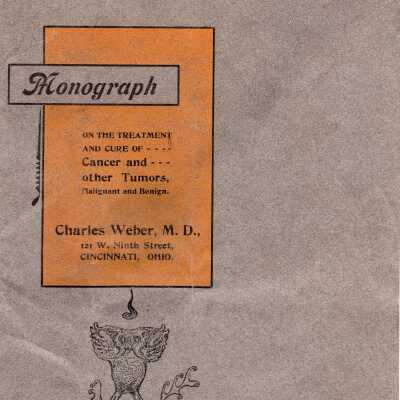 Pamphlet on treatment of cancer