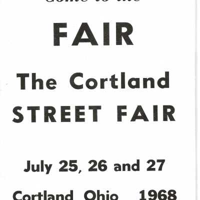 1968 Cortland Street Fair Program