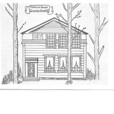 Marvin House Notecard