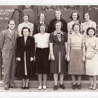 Market Street Faculty 1939-40