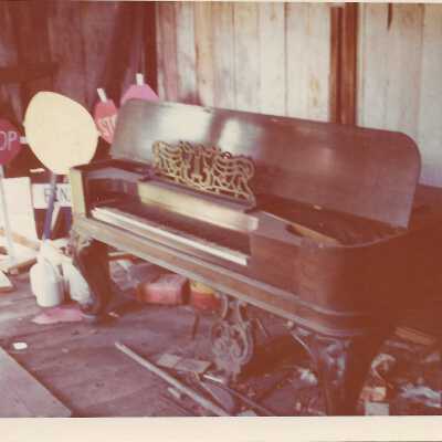 Bessie Marvin Piano prior to restoration